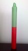 Vela Esotérica 19cm, Roja y Verde