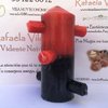 Figura Velón 7 Mechas Rojo-Negro Tumba Trabajos, 14cm