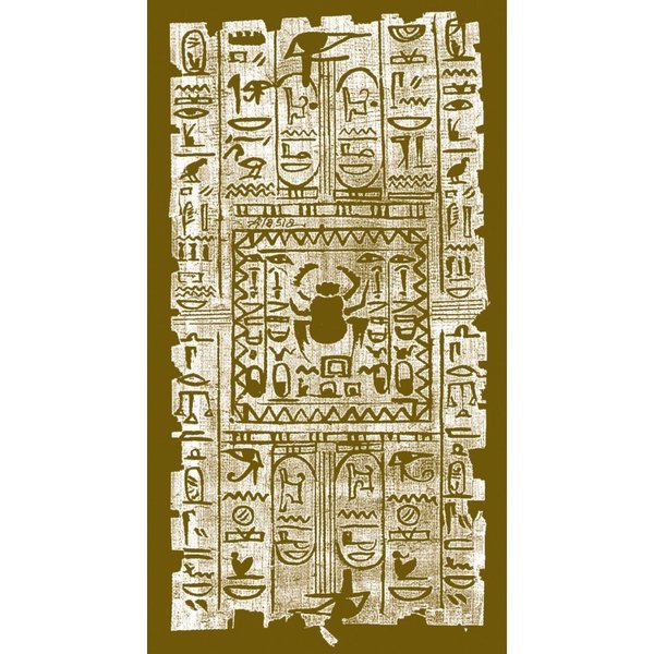 Tarot Egipcio Fondo Papiro Instrucciones en Español.
