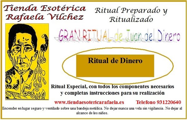Gran Ritual Completo Juan del Dinero, Atraer el Dinero