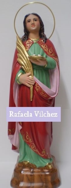 Figura de Santa Lucia de 25cm