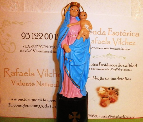 Figura Virgen del Pilar 15cm