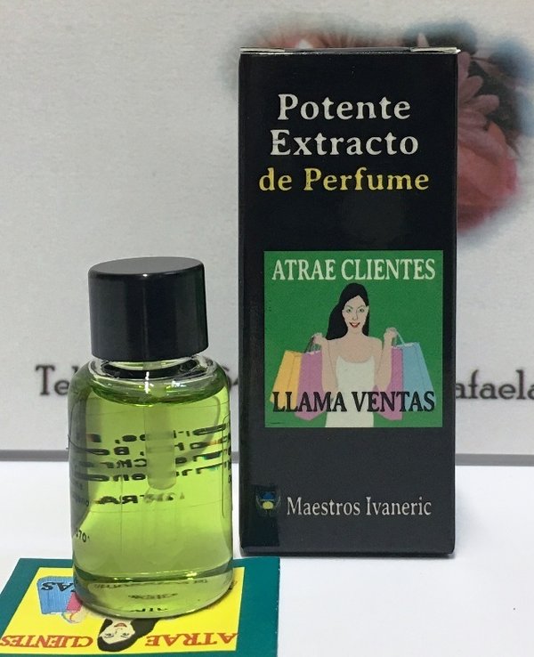 Extracto de Perfume Atrae Clientes. Con Instrucciones