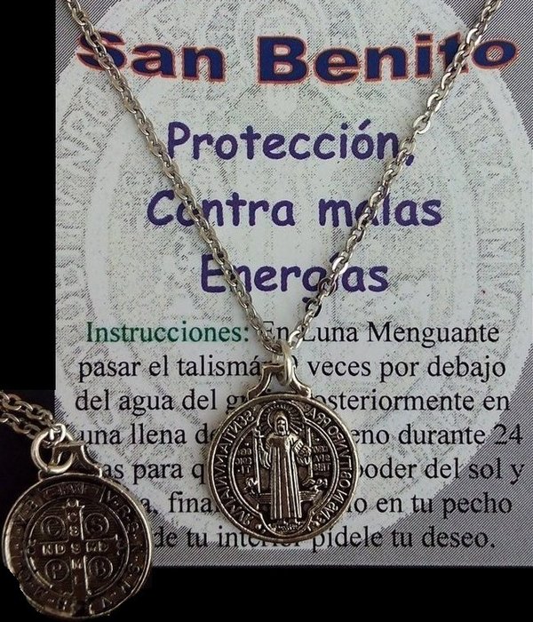 Talismán Artesano San Benito (Protección)