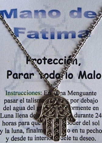 Talismán Artesano Mano de Fátima (Protección)