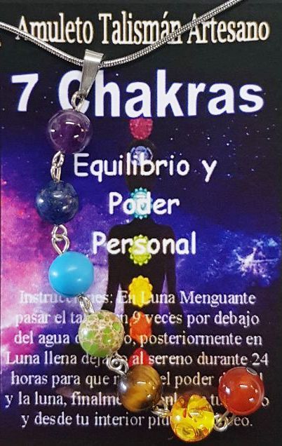 Talismán Artesano 7 Chakras (Equilibrio)