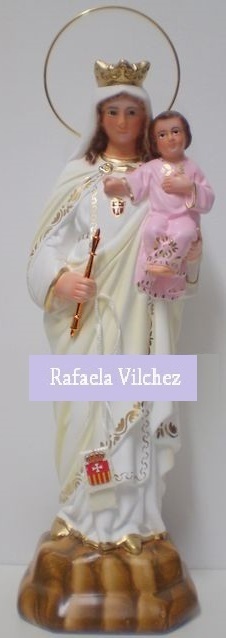 Imagen Virgen Merced. 15cm