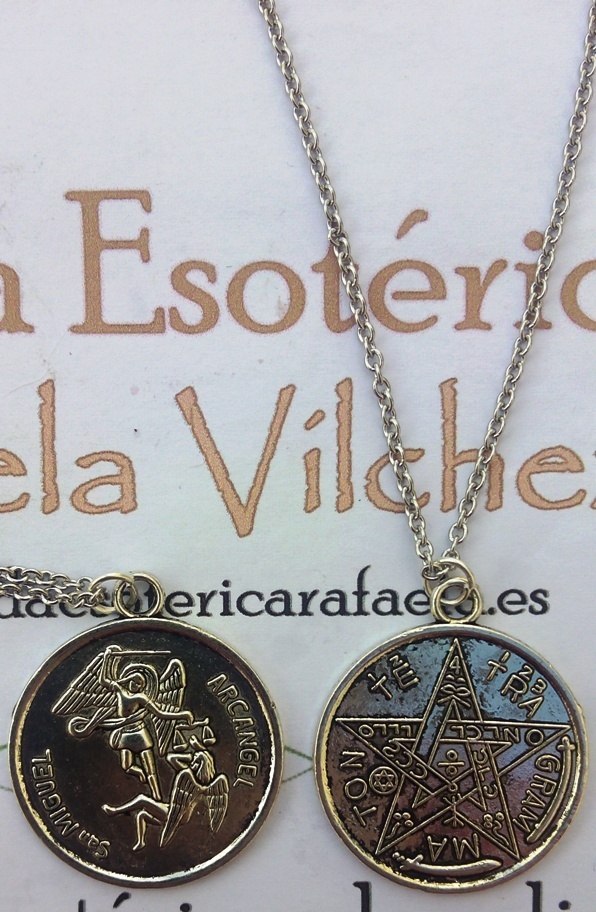 Amuleto Tetagramaton San Miguel. Protección Abre Caminos.
