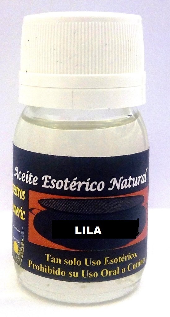 Aceite Esotérico Natural Lila. Amor y Felicidad