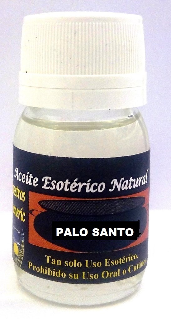 Aceite Esotérico Natural Palo Santo. Purificación, Limpieza