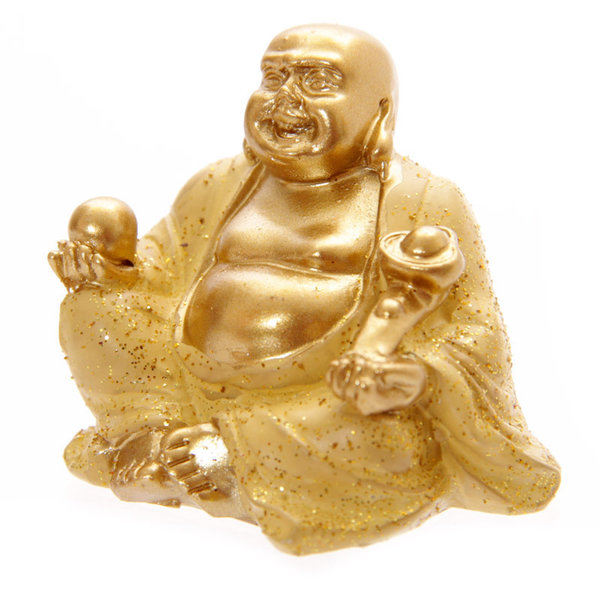 Figura Buda Mini 4cm. Túnica Amarilla