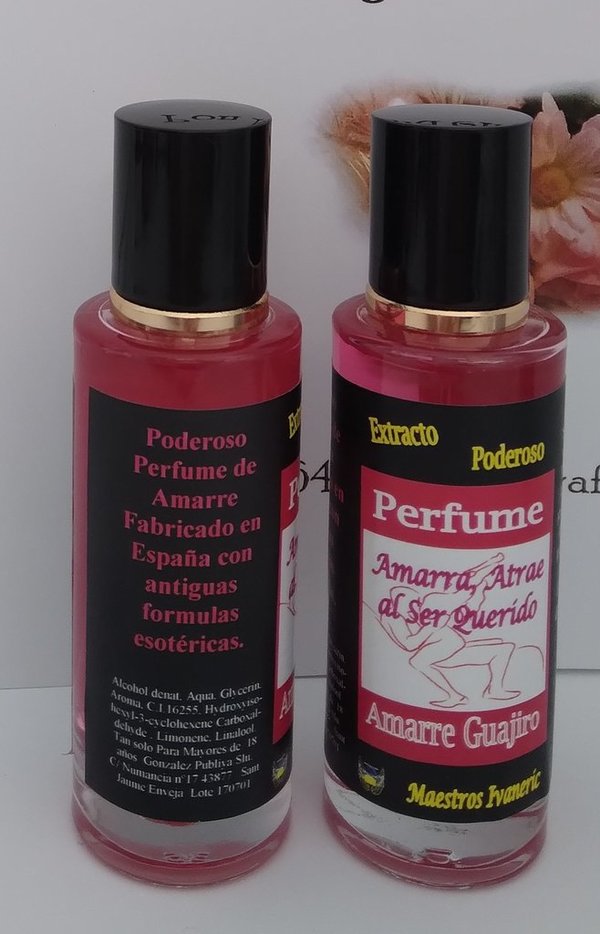Poderoso Perfume Mágico Amarre Guajiro 30ml