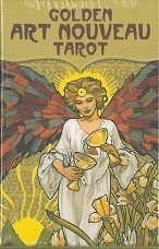 Tarot mini Golden Art Nouveau. 6 x 9 cm