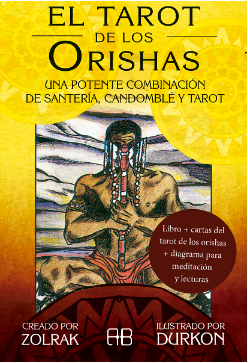Pack el Tarot de los Orishas, libro + cartas.