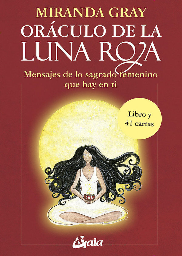 Pack de Cartas más Libro Oráculo  La Luna Roja.