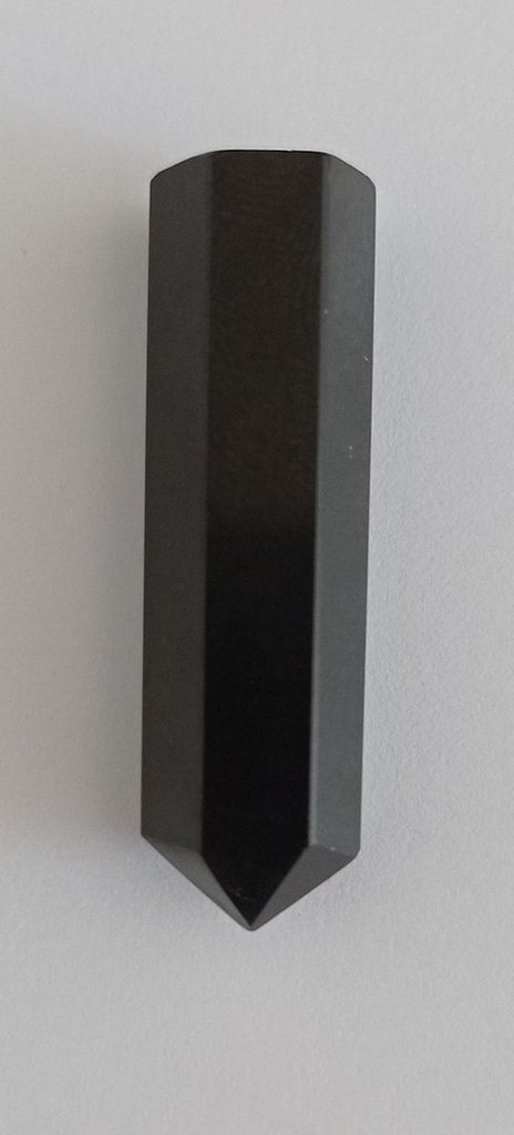 Punta Mineral Obsidiana Negra de 2-3cm.